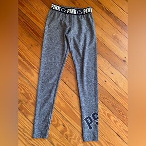 Like New! PINK Victoria's Secret Charcoal PSU Leggings Size XS